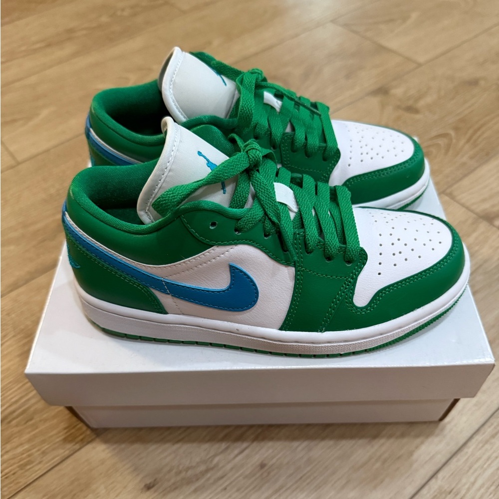 Jordan 1 Low Women’s Lucky Green/Aquatone